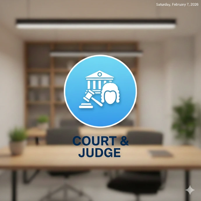 Court &amp; Judge